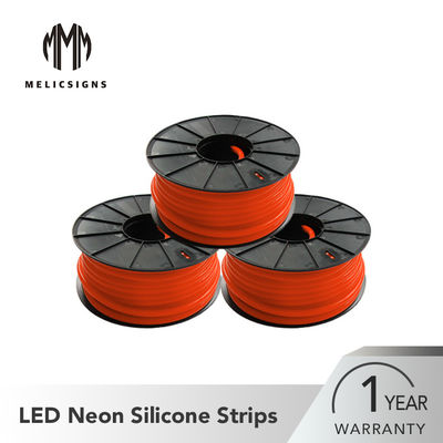 220V Độ dày 12mm Màu đỏ Chiều dài 50 mét LED Neon Dải silicone