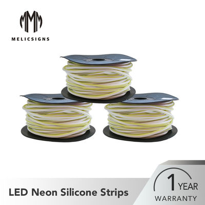 Màu vàng chanh 8mm Độ dày 50 mét Chiều dài LED Neon Flex Strip