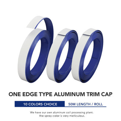 CE 100M Nhôm Trim Cap Strip Roll cho Dấu hiệu Mua sắm LED
