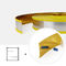 Gương chống thấm nước 65mm Màu vàng nhôm lõi kênh Thư cắt tỉa Hồ sơ nắp